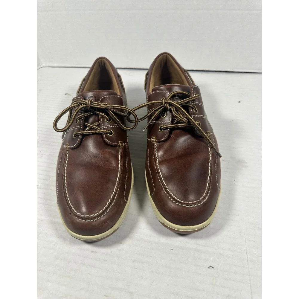 FootJoy Contour Casual Brown Leather Spikeless Golf Shoes Mens 11.5 M‎ 54332